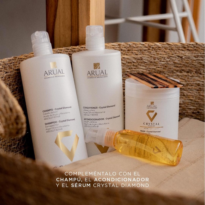 Arual Mascarilla Crystal Diamond Elixir Argan 500 ml