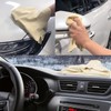 Chamois Leather Car Cleaning Cloth, Car Leather Drying Cloth, Genuine