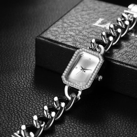 Women's Wrist Watch, Popular Ranking Cute, Waterproof, Adjustable Length, Quartz Watch, Design, Nice Fashion Watch - Birthday, Anniversary, Christmas, Valentine's Day, Gift for Her, Silver