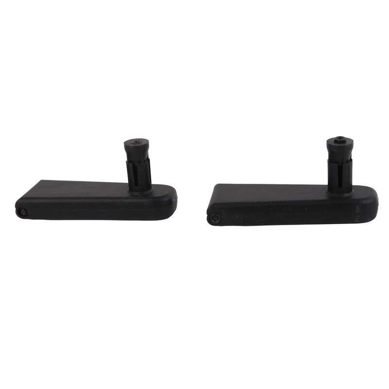 1 Pair Bike Rearview Mirror Plastic Handle Foldable 360 Degree