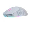 GAME FACTOR MOW700-WH Mouse Gamer Inalambrico Pixart 3395 Iluminacion RGB