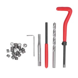 Thread Repair Insert Kit HSS Taps Drill Bit Lug Breaking Tool for M10 Damaged ThreadsM10x1.25mm