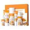 Weixinbuy Turmeric Vitamin C Skincare Set, 5 In 1 Women