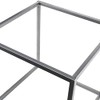Homeford Metal Cube Centerpiece, 10-inch, Silver