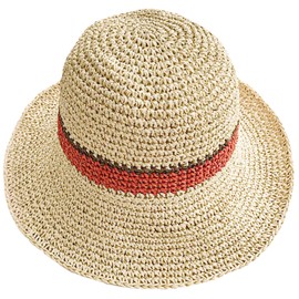 KXF Women's Sun Hat Foldable Packable Up Brim Bucket Cap Floppy Straw Sun Hat for Holiday Summer Beach Hiking Adjustable Fit, beige