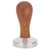 58mm Stainless Steel Coffee Tamper Wooden Handle Powder Pressing Tool