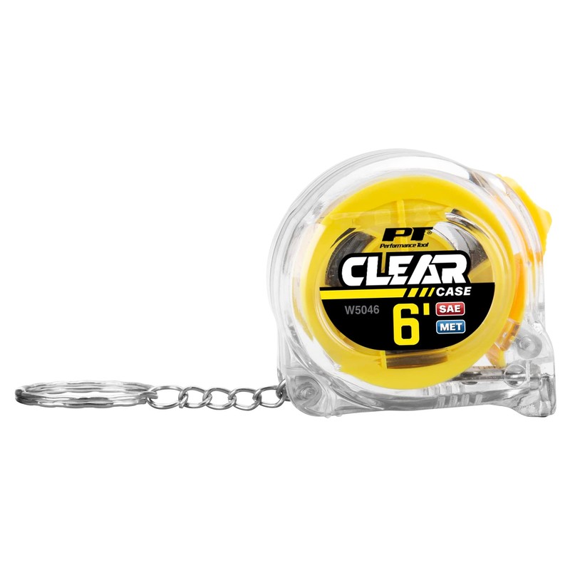 Performance Tool W5046 6' X 1/2-Inch Clear Tape Measure