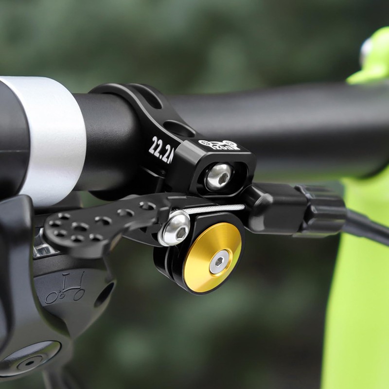 Reicyfang Mountain Bike Seatpost Dropper Remote Control Lever, Aluminum Alloy