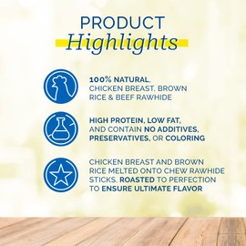 Pet Center, Inc. (PCI - Chicken and Brown Rice Dumbbells, 2.5lbs. - Adult Dog Treat