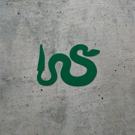 Decal Stickers of Rattlesnake Silhouette (Green) (Set of 2) Premium Waterproof Vinyl Decal Stickers for Laptop Phone Accessory Helmet Car Window Mug Tuber Cup Door Wall ANDstic011865GR03.24.22