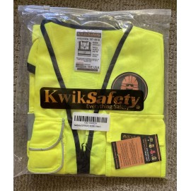 KwikSafety Kwik Safety Everything Superior Yellow Size Small Vest Road Hunting Fishing Etc