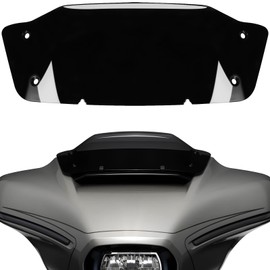 7" Windshield for Street Glide FLHX 2024-UP, Motorcycle Windscreen Splitter Wind Shield Visor Replacement Accessories for Harley Davidson CVO Street Glide Ultra FLHX FLHXSE FLHXU, Black Windshield