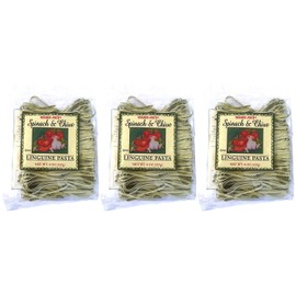 Trader Joe's Spinach and Chive Linguine Pasta - 3 Pack