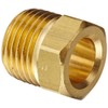 Eaton Weatherhead 100X6 Brass CA360 Inverted Flare Brass Fitting, Nut,