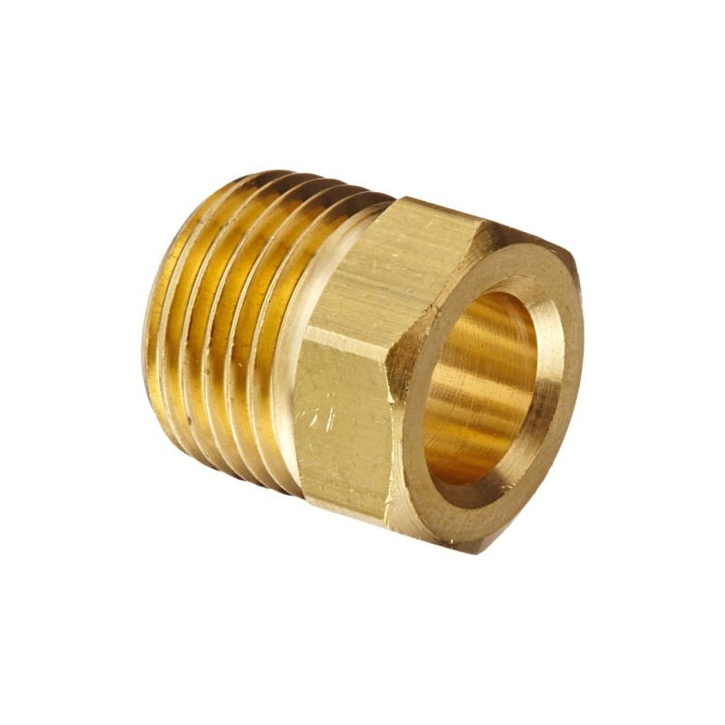 Eaton Weatherhead 100X6 Brass CA360 Inverted Flare Brass Fitting, Nut,
