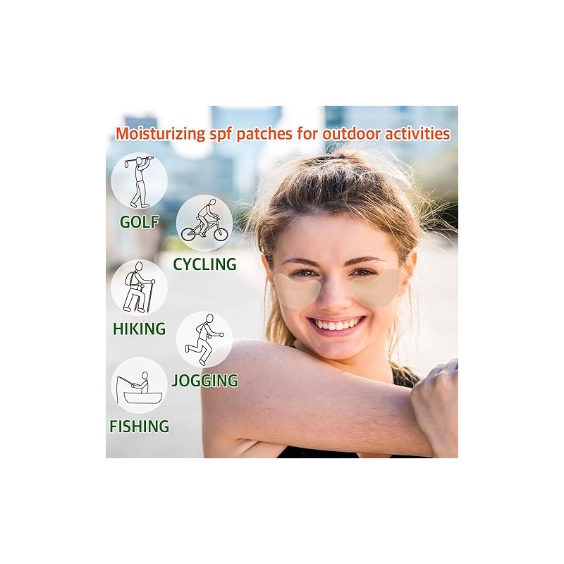 Nutriadvisor Golf Patches - UV Protection for Outdoor Activities