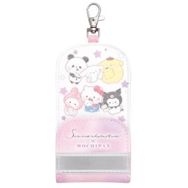 Kamio Japan 212626 Sanrio Characters x Mochi Panda Key Case, Nui Party Key Cover, Key Holder, Key Case, Reflective Tape, Back to School