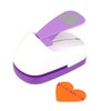 Wsyhomie Heart Punch 2 inch Craft Lever Punch Valentine's Day