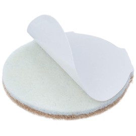 Bulk Hardware BH00052 Self Adhesive Heavy Duty Round Felt Pad, 38 mm (1.1/2 inch) x 4 mm Thick - Pack of 8