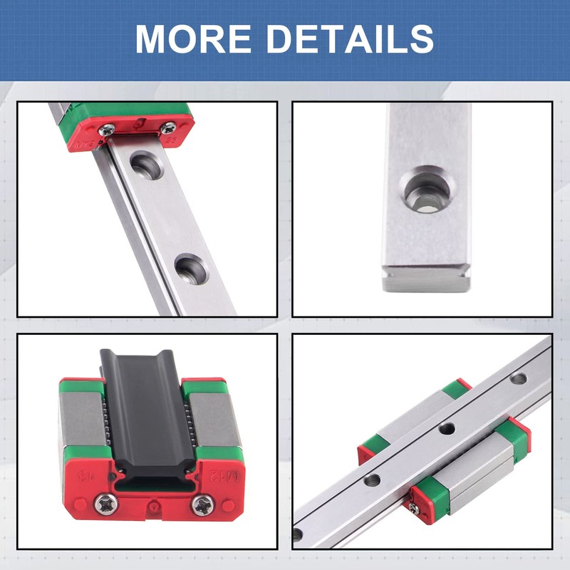 CNCMANS MGN12H 150 mm Miniature Linear Rail Guide MGN12 150