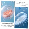 WOONEKY 4pcs Shampoo Brush Dual Function for Hair Washing Scalp