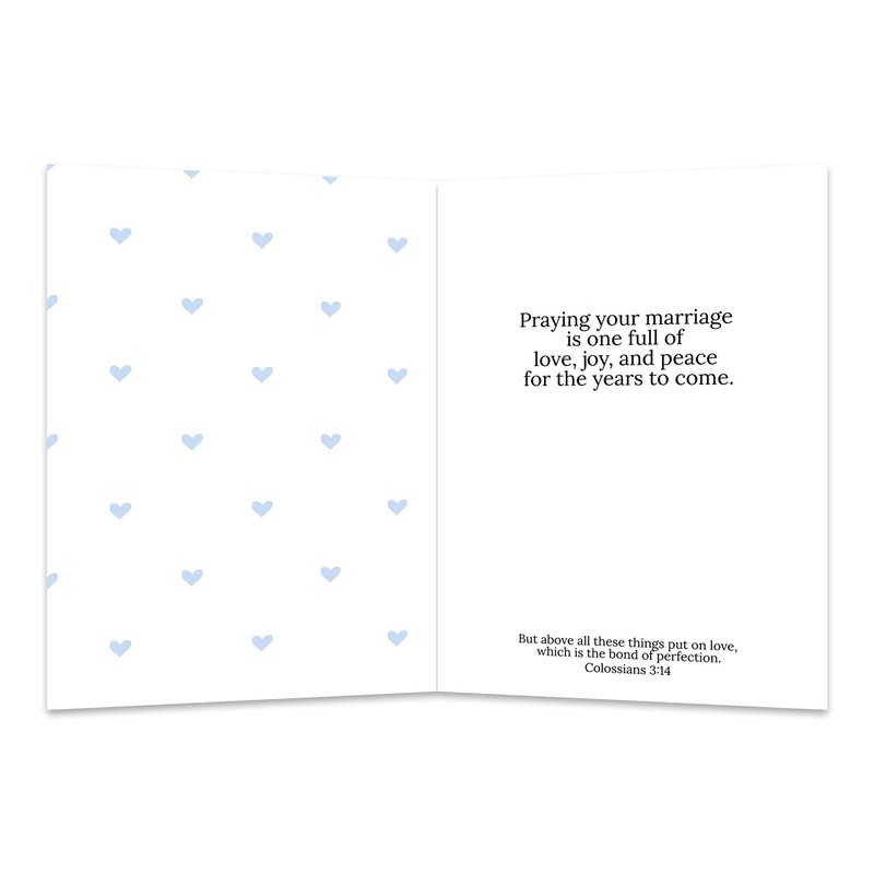 Christian Bridal Shower Card for Christian Bride 5x7Inch Card Christian