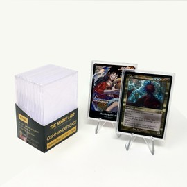 Commander Case Compatible with MTG Commanders & OP Leaders | 10 Pack | UV Protection Mini Snap | Includes Free Sleeves
