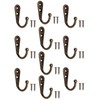 Fuxxer® 10 x Classic Metal Hooks Wall Hooks Antique Cast