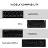 HITIME XVX WOB Double Shot PBT Keycaps Set 138 Keys,