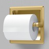 Gatco 753 Recessed Pivoting Toilet Paper Holder, Wall Mounted, Heavy
