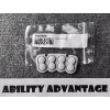 Permobil 2 NEW: PERMOBIL AGGRESSIVE SOLID CASTER TIRES for F3,