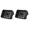 Loddery Car Vent Grille，2PCS A/C Air Heater Dash Bezel Vents
