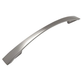 25 Pack - Cosmas 3200-128SN Satin Nickel Modern Cabinet Hardware Arch Handle Pull - 5" Inch (128mm) Hole Centers