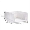 Stackable Storage Basket Plastic Large Open Drawer Wardrobe Cloth Container