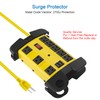 CCCEI Heavy Duty Power Strip with USB, Workshop 8 Outlet