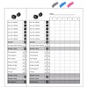DiceCupFlex Dice Game Pad DIN A6 with 50 Pages Dice