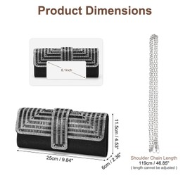 DTGN Evening Bags Clutch Purses for Women Formal, Sequin Rhinestone Handbags Sparkly Stylish for Disco Wedding Guest Party Pink