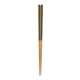 Asahi Koyo Z-1122 Chopsticks Dishwasher-safe, 9.1 inches (23 cm), 1 Pair of Khaki, Non-slip Treatment, Made in Japan, Wooden
