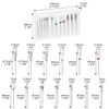 QWORK® 13PC Nail Drill Bits Set , 3/32 Inch Tungsten