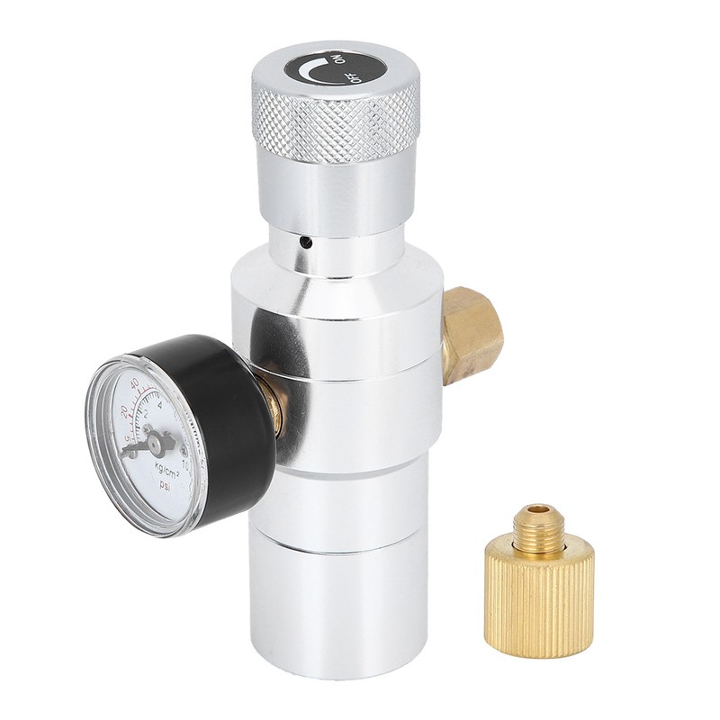 CO2 Regulator Mini Homemade Beer Soda Water Making Tool Aluminium