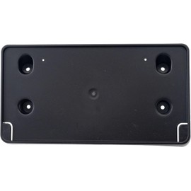 Front License Plate Bracket Frame Cover Tag Holder Replacement for 2022 2023 2024 2025 Jeep Compass Except TRAILHAWK Models Black Textured Made of Plastic CH1068172 6WA18RXFAA