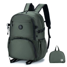 SPAHER easyJet Cabin Bag 45x36x20 Underseat Foldable Backpack Lightweight Small Rucksack 32L Waterproof Travel Daypack Packable Backpack Sports Bags for Men Women Outdoor Hiking Walking Camping