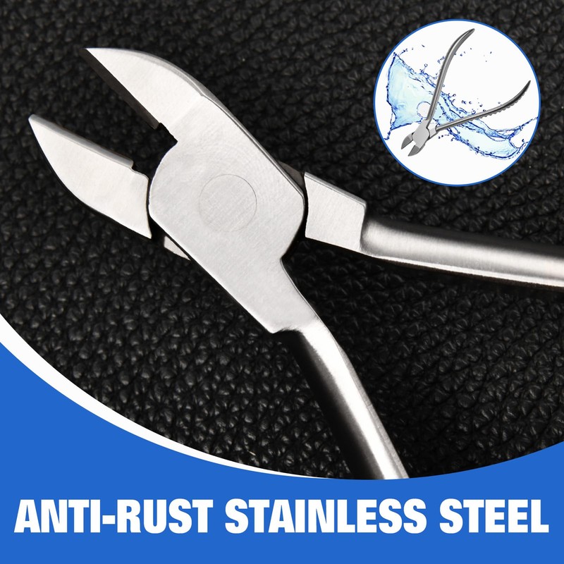 LEONTOOL Stainless Steel Screw Cutter for Glass, Spring Loaded Eyeglass