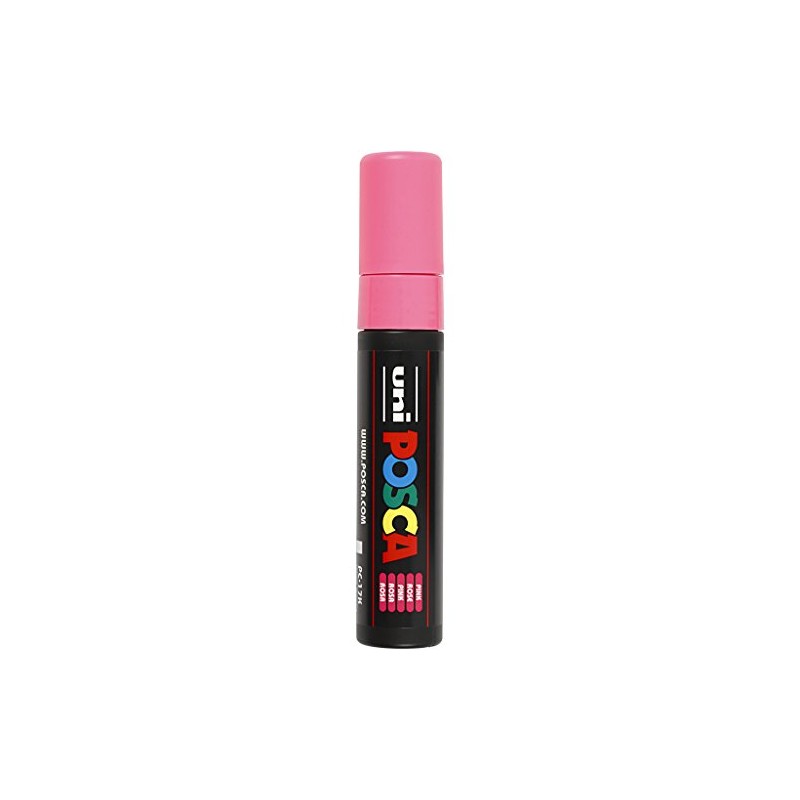 uni-ball 186328 - POSCA Marker mit extra breiter Rechteckspitze, rosa