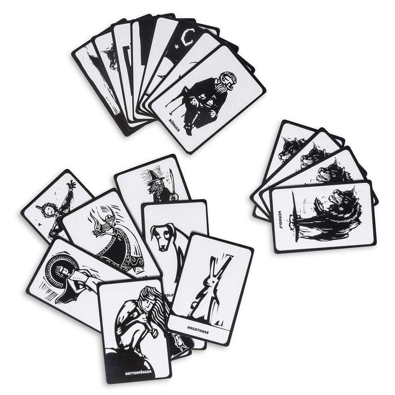 Original Werewolf card game, deluxe party game with expansion –