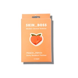 SKINBOSS Hydrocolloid Butt Acne Patches - 20mm Large Pimple Patches for Body and Butt - Acne, Blemish, and Dark Spot with Lactic Acid, Hyaluronic Acid, Arnica, and Calendula - 12 Count