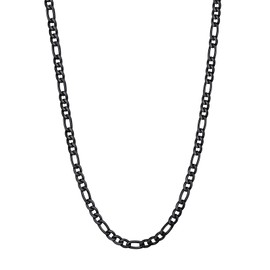 U7 Classic Figaro Chain for Men and Women Stainless Steel / 18 Carat Gold-Plated 1+3 Link Chain Hip-Hop Chain 3/5/9/12 mm Wide Figaro Chain Necklace Jewellery Accessory in 46/51/55/61/66/71/76 cm,