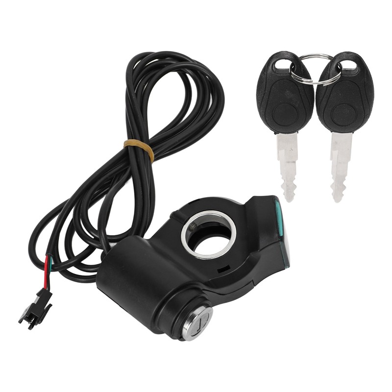 Electric Bike Throttle Grip Kit Speed Handlebars with Blue Font