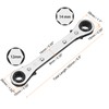 sourcing map 4 in 1 Double Box End Reversible Ratcheting