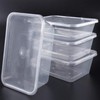 HOMEE Meal Prep Containers, 50 Pack- 26oz Plastic Storage Food
